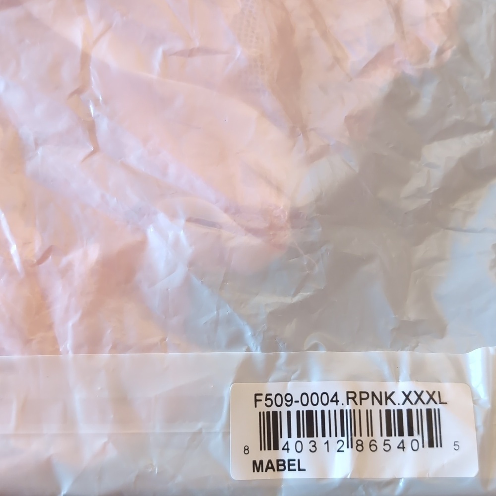 Frederick’s of Hollywood Mabel Lace Mesh Wireless Teddy Pink NWT - Picture 7 of 9